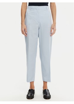 Tommy Hilfiger Chinosy WW0WW40504 Błękitny Straight Fit ze sklepu MODIVO w kategorii Spodnie damskie - zdjęcie 181050260