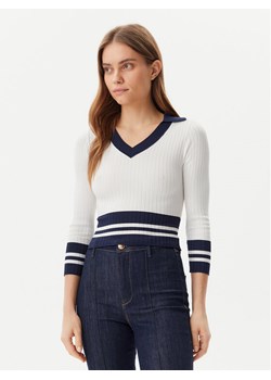 Guess Sweter W5GR46 Z3L10 Écru Regular Fit ze sklepu MODIVO w kategorii Swetry damskie - zdjęcie 181050532