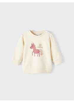 NAME IT Bluza 13212668 Écru Regular Fit ze sklepu MODIVO w kategorii Bluzy i swetry - zdjęcie 181050563