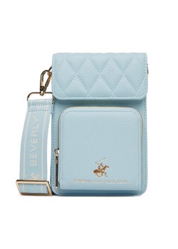 Beverly Hills Polo Club Torebka BHPC-L-007-07 Niebieski ze sklepu MODIVO w kategorii Listonoszki - zdjęcie 181050750
