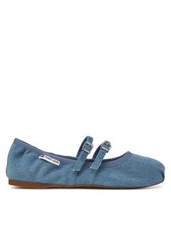 Tommy Jeans Baleriny Ballerina Denim EN0EN02782 Niebieski ze sklepu MODIVO w kategorii Balerinki - zdjęcie 181050780