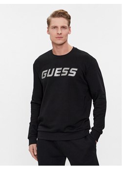 Guess Bluza Medgar Z4RQ13 KBK32 Czarny Regular Fit ze sklepu MODIVO w kategorii Bluzy męskie - zdjęcie 181050801