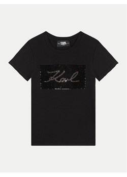 Karl Lagerfeld Kids T-Shirt Z30210 M Czarny Regular Fit - id: 0000304469626 - marki Karl Lagerfeld - 181050820 Karl Lagerfeld Kids T-Shirt Z30210 M Czarny Regular Fit ze sklepu MODIVO w kategorii T-shirty chłopięce - zdjęcie 181050820