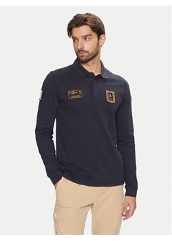 Aeronautica Militare Polo 242PO1835P192 Granatowy Regular Fit ze sklepu MODIVO w kategorii T-shirty męskie - zdjęcie 181050901
