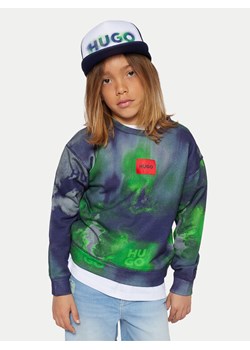 HUGO Bluza G00351 S Granatowy Regular Fit ze sklepu MODIVO w kategorii Bluzy chłopięce - zdjęcie 181050911