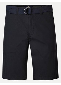 Petrol Industries Szorty materiałowe M-1040-SHO501 Czarny Slim Fit ze sklepu MODIVO w kategorii Spodenki męskie - zdjęcie 181050963