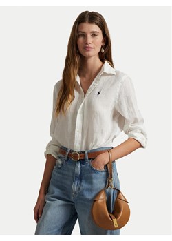 Polo Ralph Lauren Koszula 211970730001 Biały Classic Fit ze sklepu MODIVO w kategorii Koszule damskie - zdjęcie 181051014