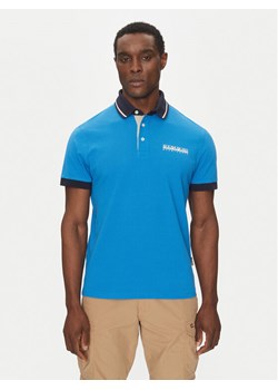 Napapijri Polo E-Zeri NP0A4ID4 Niebieski Regular Fit ze sklepu MODIVO w kategorii T-shirty męskie - zdjęcie 181051094