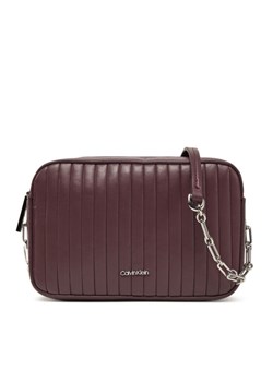 Calvin Klein Torebka K60K613078 Bordowy ze sklepu MODIVO w kategorii Listonoszki - zdjęcie 181051403