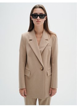 InWear Marynarka Nakita 30107959 Beżowy Regular Fit ze sklepu MODIVO w kategorii Marynarki damskie - zdjęcie 181051470