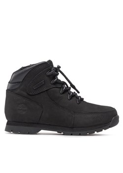 Timberland Trapery Euro Rock TB0A43N20011 Czarny ze sklepu MODIVO w kategorii Buty trekkingowe dziecięce - zdjęcie 181051550