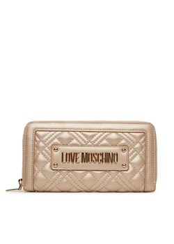 LOVE MOSCHINO Duży Portfel Damski JC5600PP1MLA196A Złoty ze sklepu MODIVO w kategorii Portfele damskie - zdjęcie 181051640