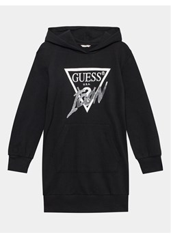 Guess Sukienka codzienna J3YK33 KA6R3 Czarny Regular Fit ze sklepu MODIVO w kategorii Sukienki dziewczęce - zdjęcie 181051650
