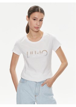 Liu Jo T-Shirt Ecs T-Shirt Basica M VA4216 JS923 Biały Regular Fit ze sklepu MODIVO w kategorii Bluzki damskie - zdjęcie 181051673