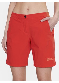 Jack Wolfskin Szorty sportowe Hilltop 1505462 Pomarańczowy Regular Fit ze sklepu MODIVO w kategorii Szorty - zdjęcie 181051691