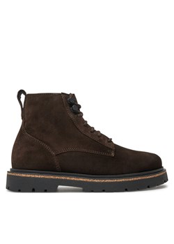 Birkenstock Botki Highwood Lace Mid W Leve 1028940 Brązowy ze sklepu MODIVO w kategorii Botki - zdjęcie 181051812