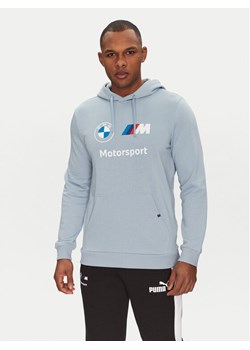 Puma Bluza BMW MMS Ess 624162 Błękitny Regular Fit ze sklepu MODIVO w kategorii Bluzy męskie - zdjęcie 181051834