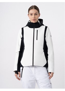 4F Kurtka narciarska 4FAW23TTJAF336 Biały Slim Fit ze sklepu MODIVO w kategorii Kurtki damskie - zdjęcie 181051870