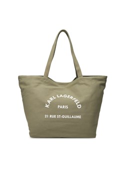KARL LAGERFELD Torebka A1W50006 Khaki ze sklepu MODIVO w kategorii Torby Shopper bag - zdjęcie 181051873