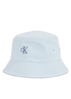 Calvin Klein Kapelusz Embro Monogram Denim Bucket Hat LV04K5021G Błękitny ze sklepu MODIVO w kategorii Kapelusze damskie - zdjęcie 181052012