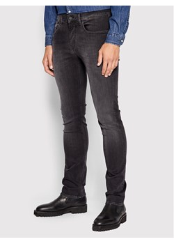 7 For All Mankind Jeansy Slimmy JSMSA240BB Czarny Slim Fit ze sklepu MODIVO w kategorii Jeansy męskie - zdjęcie 181052054