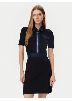 Morgan Sukienka dzianinowa 251-RMJEAN Czarny Slim Fit ze sklepu MODIVO w kategorii Sukienki - zdjęcie 181052101