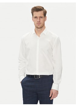 HUGO Koszula Kenno 50539707 Biały Slim Fit ze sklepu MODIVO w kategorii Koszule męskie - zdjęcie 181052162