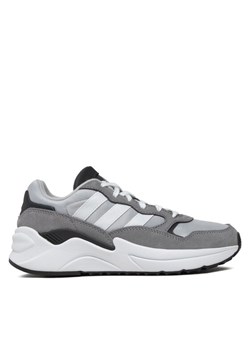 adidas Sneakersy Retropy Adisuper Shoes HQ1838 Szary ze sklepu MODIVO w kategorii Buty sportowe damskie - zdjęcie 181052172