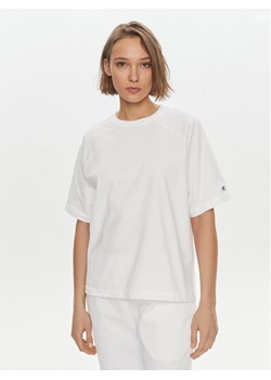 Champion T-Shirt 117351 Biały Relaxed Fit ze sklepu MODIVO w kategorii Bluzki damskie - zdjęcie 181052274