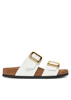 Birkenstock Klapki Sydney Cushion Buckle 1029438 Biały ze sklepu MODIVO w kategorii Klapki damskie - zdjęcie 181052364