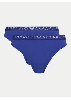 Emporio Armani Underwear Komplet 2 par fig brazylijskich 163337 4F227 07191 Niebieski ze sklepu MODIVO w kategorii Majtki damskie - zdjęcie 181052470