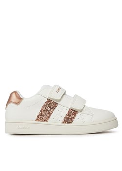 Geox Sneakersy J Eclyper Girl J45LRA 000BC C1ZH8 S Biały ze sklepu MODIVO w kategorii Trampki dziecięce - zdjęcie 181052472