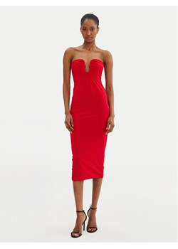 PINKO Sukienka koktajlowa 105021 A2GS Czerwony Regular Fit ze sklepu MODIVO w kategorii Sukienki - zdjęcie 181052480