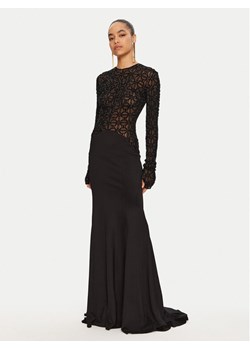 Elisabetta Franchi Sukienka wieczorowa Red Carpet AB65947E2 Czarny Regular Fit ze sklepu MODIVO w kategorii Sukienki - zdjęcie 181052562
