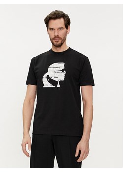 KARL LAGERFELD T-Shirt 755423 542241 Czarny Regular Fit ze sklepu MODIVO w kategorii T-shirty męskie - zdjęcie 181052882