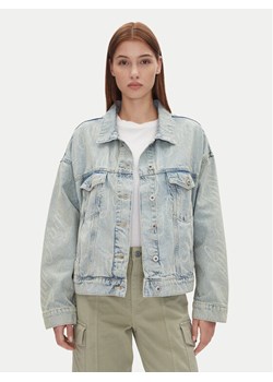 HUGO Kurtka jeansowa Lou_B 50534757 Niebieski Oversize ze sklepu MODIVO w kategorii Kurtki damskie - zdjęcie 181052912