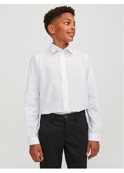 Jack&Jones Junior Koszula Joe 12252680 Biały Regular Fit ze sklepu MODIVO w kategorii Koszule chłopięce - zdjęcie 181052944
