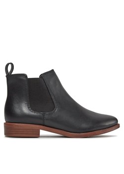 Clarks Sztyblety Taylor Shine 261119654 Czarny ze sklepu MODIVO w kategorii Botki - zdjęcie 181053084