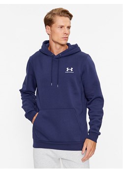 Under Armour Bluza Ua Essential Fleece Hoodie 1373880 Granatowy Loose Fit ze sklepu MODIVO w kategorii Bluzy męskie - zdjęcie 181053091