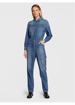 Pinko Kombinezon Zirlo 1J111J A0C5 Niebieski Regular Fit - id: 0000301043652 - marki Pinko - 181053140 Pinko Kombinezon Zirlo 1J111J A0C5 Niebieski Regular Fit ze sklepu MODIVO w kategorii Kombinezony damskie - zdjęcie 181053140