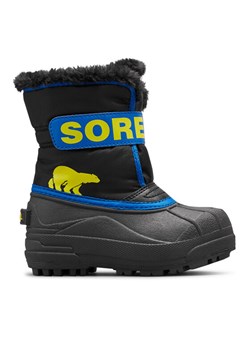 Sorel Śniegowce Childrens Snow Commander™ BootNC5190-001 Czarny ze sklepu MODIVO w kategorii Buty zimowe dziecięce - zdjęcie 181053222