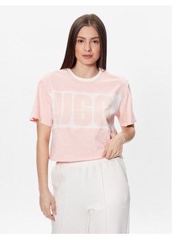 Ugg T-Shirt Jordene 1136881 Koralowy Relaxed Fit ze sklepu MODIVO w kategorii Bluzki damskie - zdjęcie 181053282
