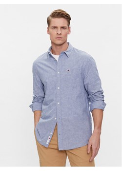 Tommy Jeans Koszula DM0DM18962 Niebieski Regular Fit ze sklepu MODIVO w kategorii Koszule męskie - zdjęcie 181053503