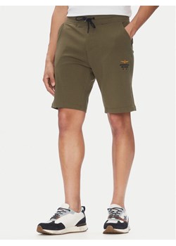 Aeronautica Militare Szorty sportowe 251BF017F459 Khaki Regular Fit ze sklepu MODIVO w kategorii Spodenki męskie - zdjęcie 181053701