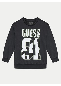 Guess Bluza L4YQ08 KA6R4 Czarny Regular Fit - id: 0000303928933 - marki Guess - 181053733 Guess Bluza L4YQ08 KA6R4 Czarny Regular Fit ze sklepu MODIVO w kategorii Bluzy chłopięce - zdjęcie 181053733