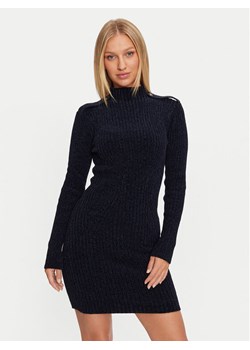 Guess Sukienka koktajlowa Keily W4BK27 Z3JE0 Granatowy Regular Fit ze sklepu MODIVO w kategorii Sukienki - zdjęcie 181053791