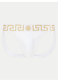 Versace Slipy Jock Strap AUU01017 1A10011 Biały ze sklepu MODIVO w kategorii Majtki męskie - zdjęcie 181053793