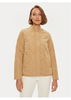 Tommy Hilfiger Kurtka przejściowa WW0WW42376 Beżowy Regular Fit ze sklepu MODIVO w kategorii Kurtki damskie - zdjęcie 181053811