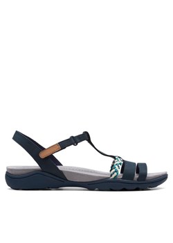 Clarks Sandały Amanda Tealite 26171128 Granatowy ze sklepu MODIVO w kategorii Sandały damskie - zdjęcie 181053814