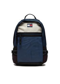 Tommy Jeans Plecak Mochila color block con logo engomado de hombre AM0AM12611 Granatowy ze sklepu MODIVO w kategorii Plecaki - zdjęcie 181053862